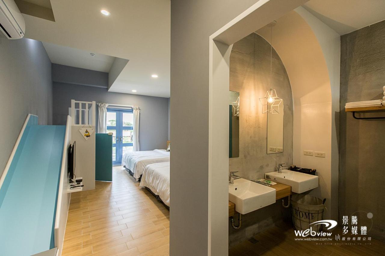 Blue White Apartamento Wujie Exterior foto