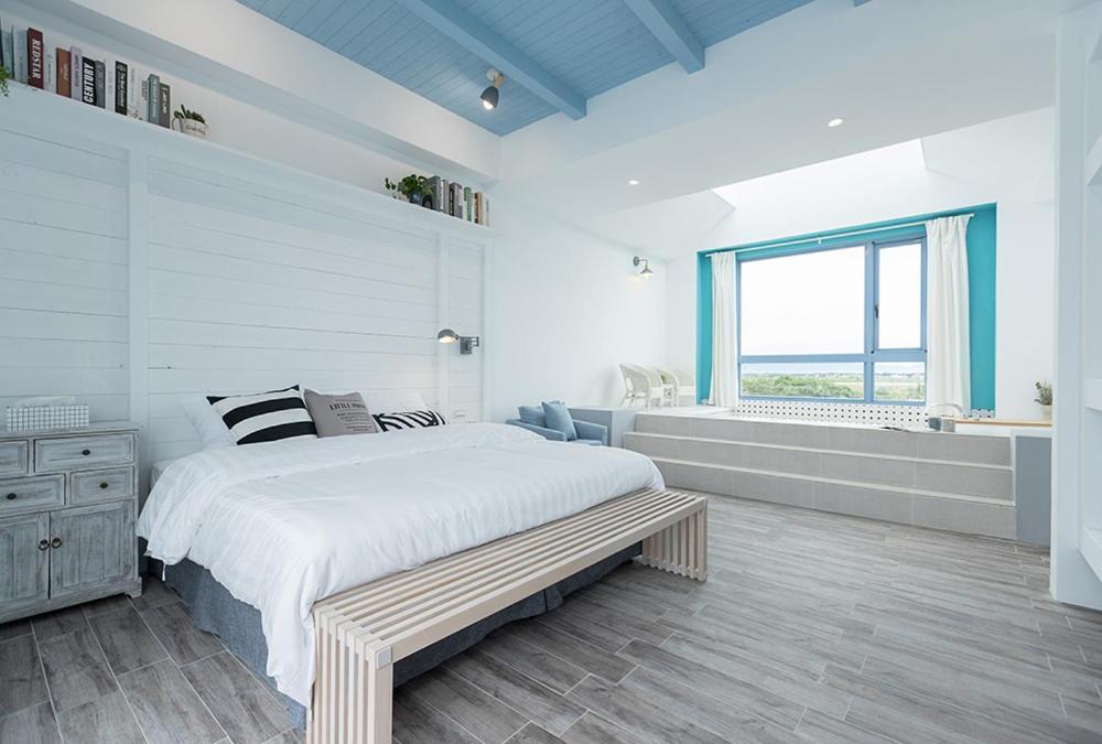 Blue White Apartamento Wujie Exterior foto
